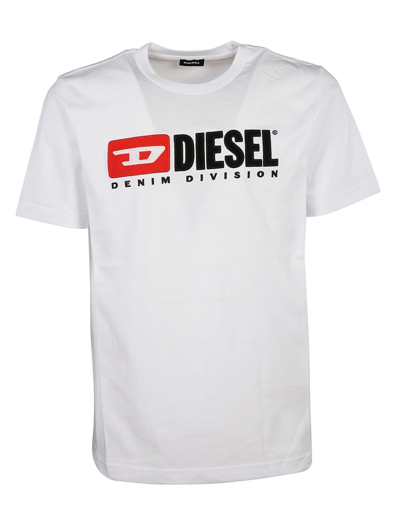 Diesel Logo Appliqué T-shirt | italist, ALWAYS LIKE A SALE