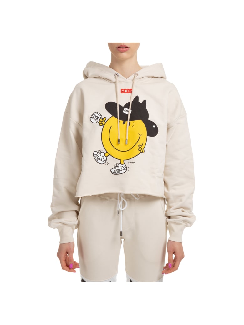 GCDS Mr Messi Hoodie - Beige