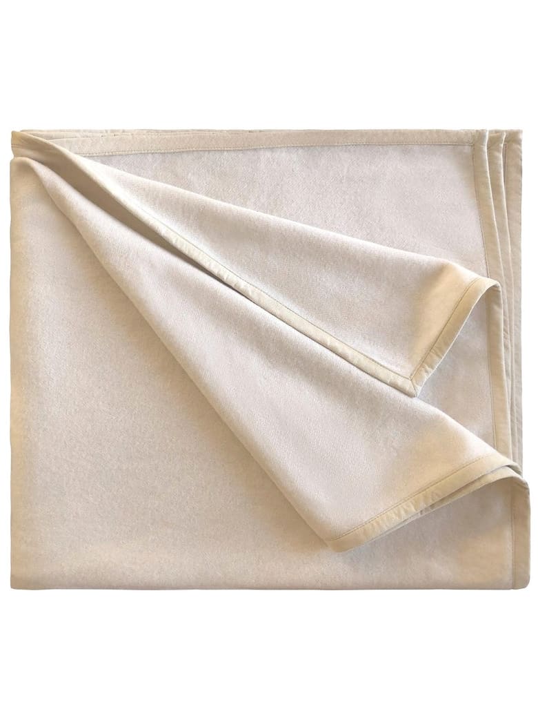 Midsummer Milano Cavalieri White Blanket - White
