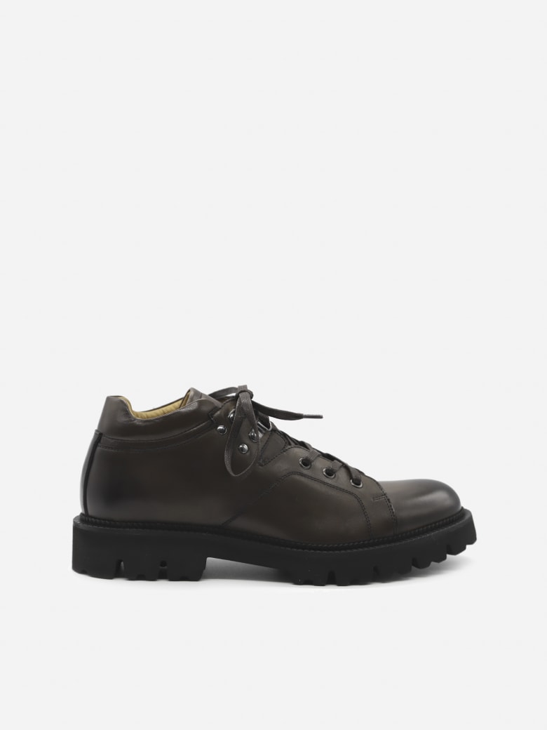 Eleventy Lace-up Shoes Made Of Leather