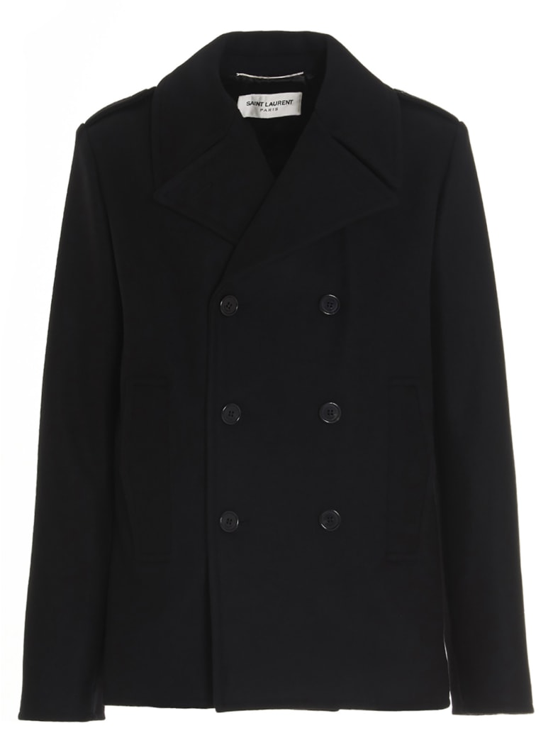 Saint Laurent Coat - Black