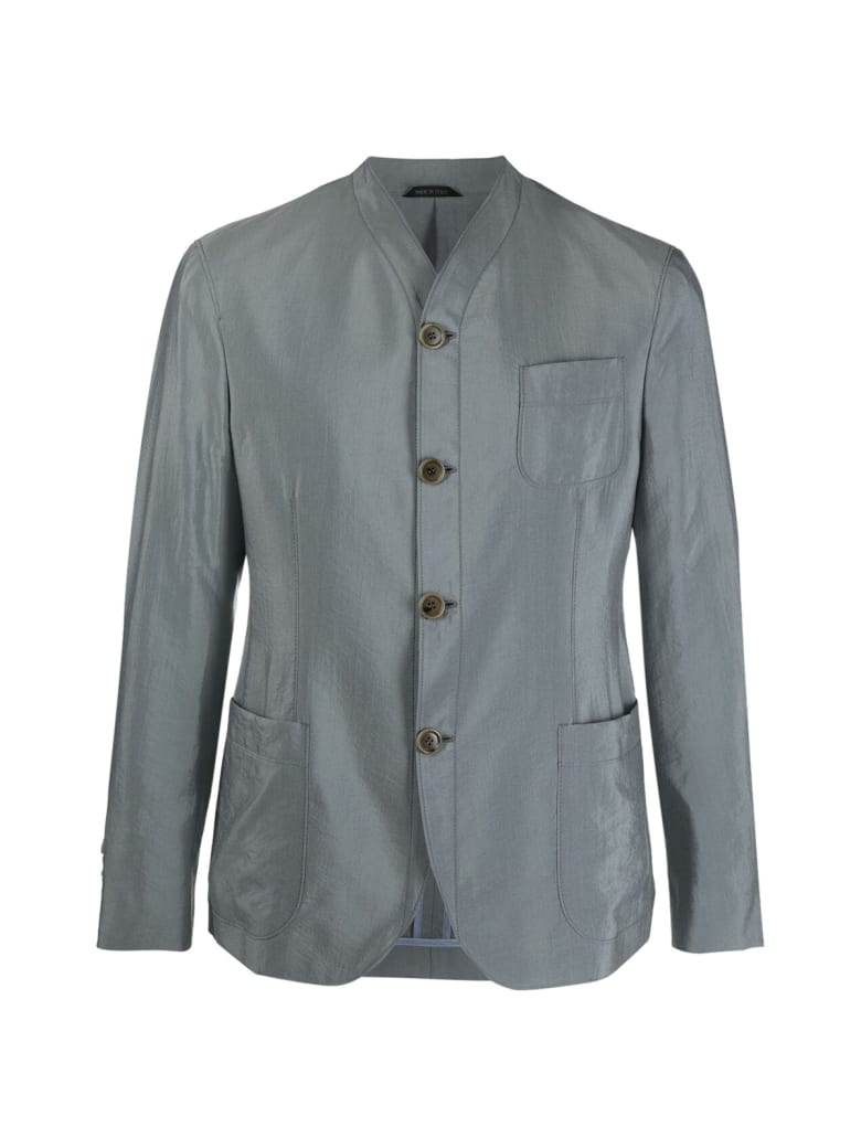 Giorgio Armani Woven Blazer - El Grey