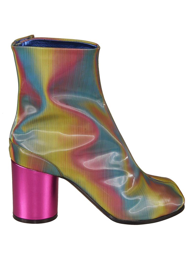 maison margiela holographic boots