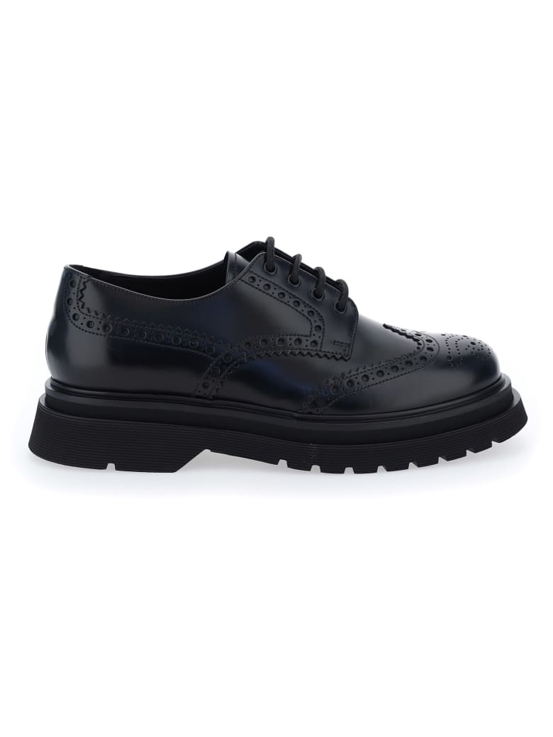 Prada Classic Derby Shoes - Black