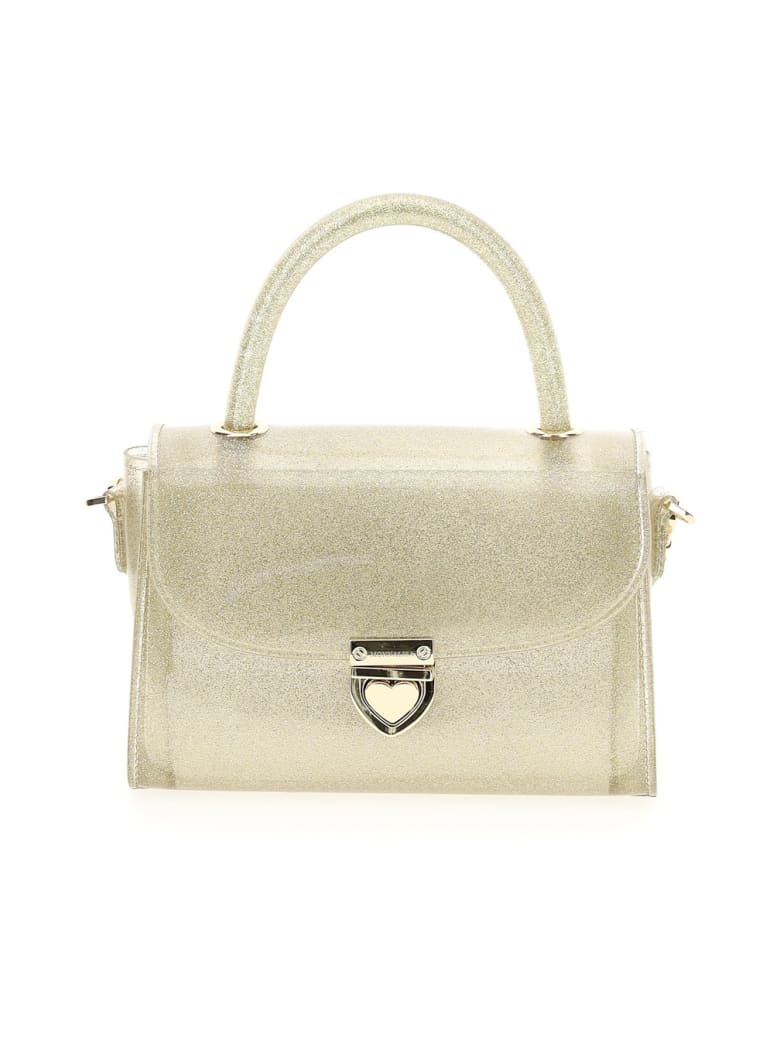 Monnalisa Glittered Pvc Crossbody Bag - Metallic