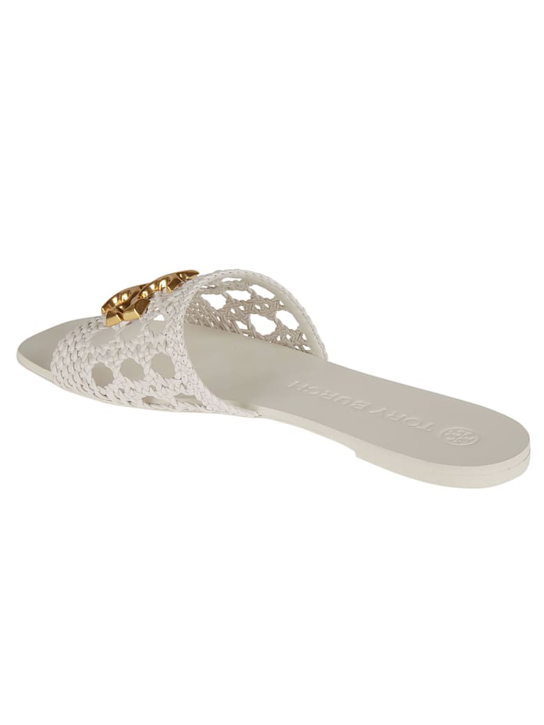 white flat sliders