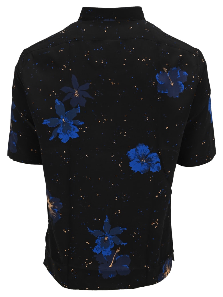 saint laurent hibiscus shirt
