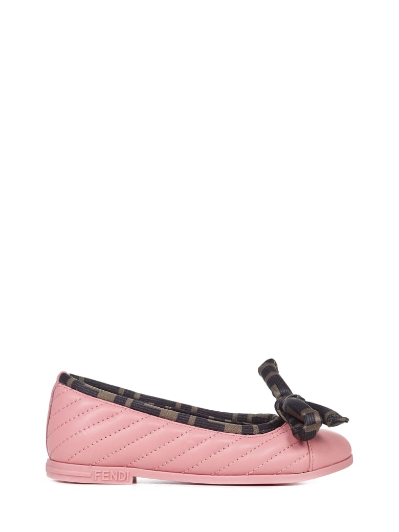 Fendi Kids Ballet Flat - Pink