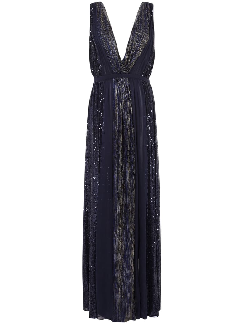 Azzaro Fedora Long Dress - Blue