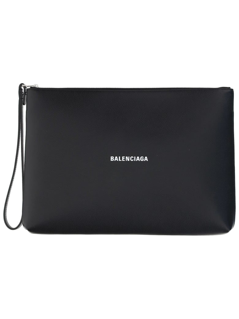 Balenciaga Pouch - Black/l white