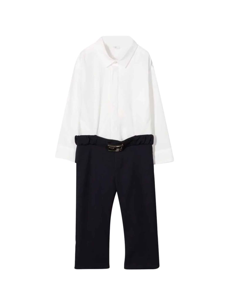 Fendi Newborn Onesie - Blu