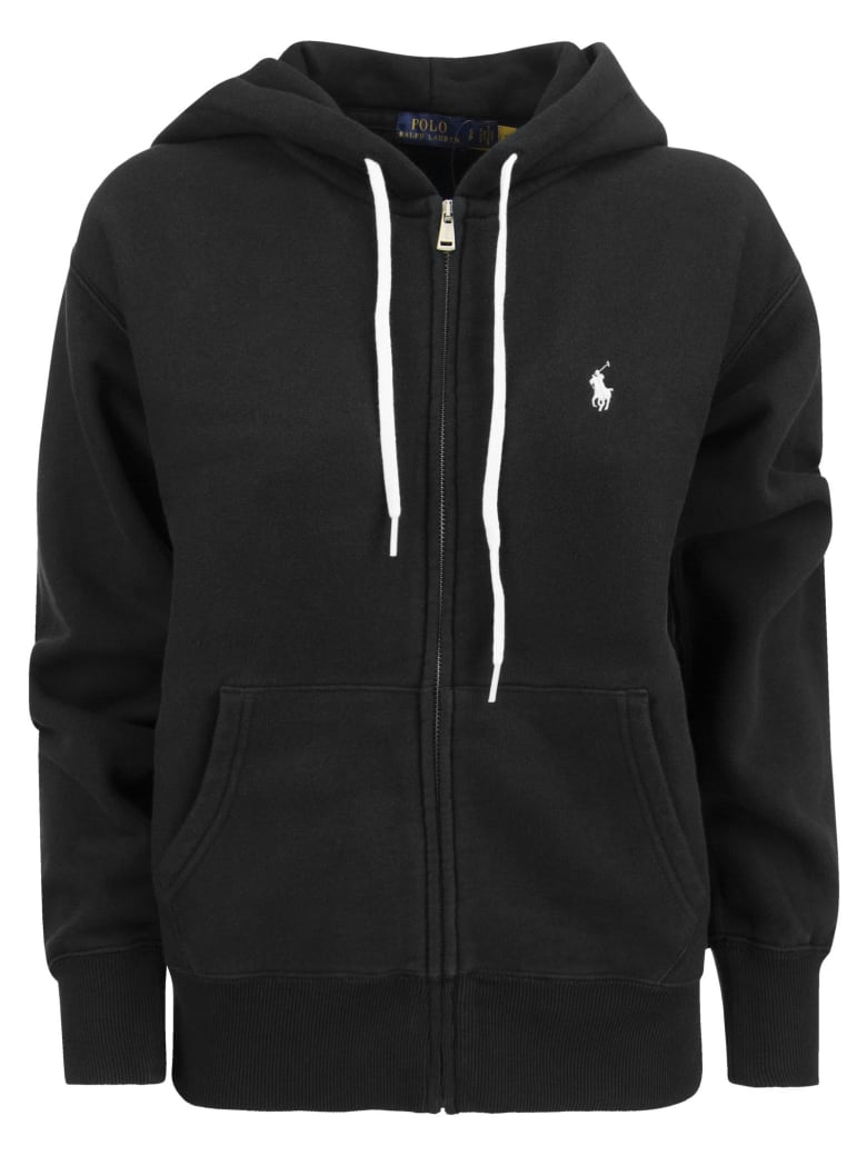 Ralph Lauren Hoodie With Zip - Black