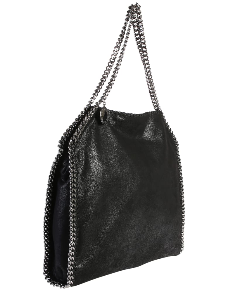 Stella McCartney Black Falabella Double Chain Bag | italist
