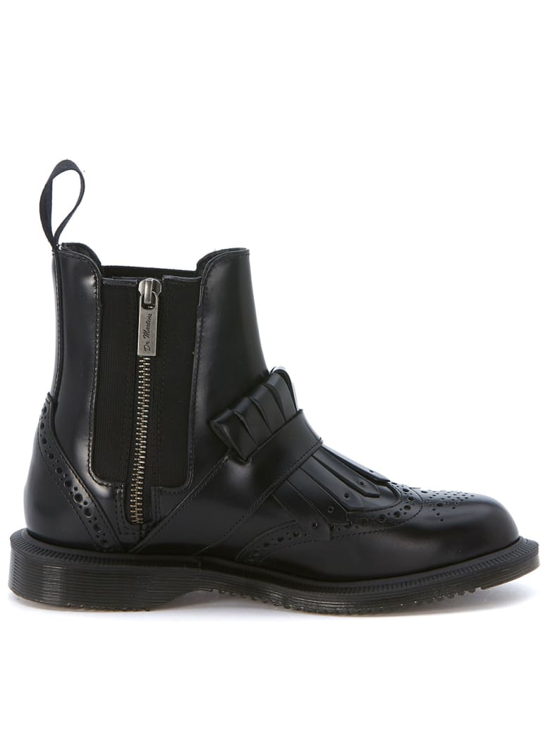 Beatles Dr. Martens Tina In Black Brushed Leather | italist