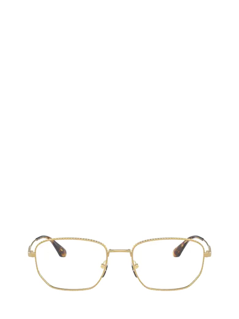 prada glasses gold
