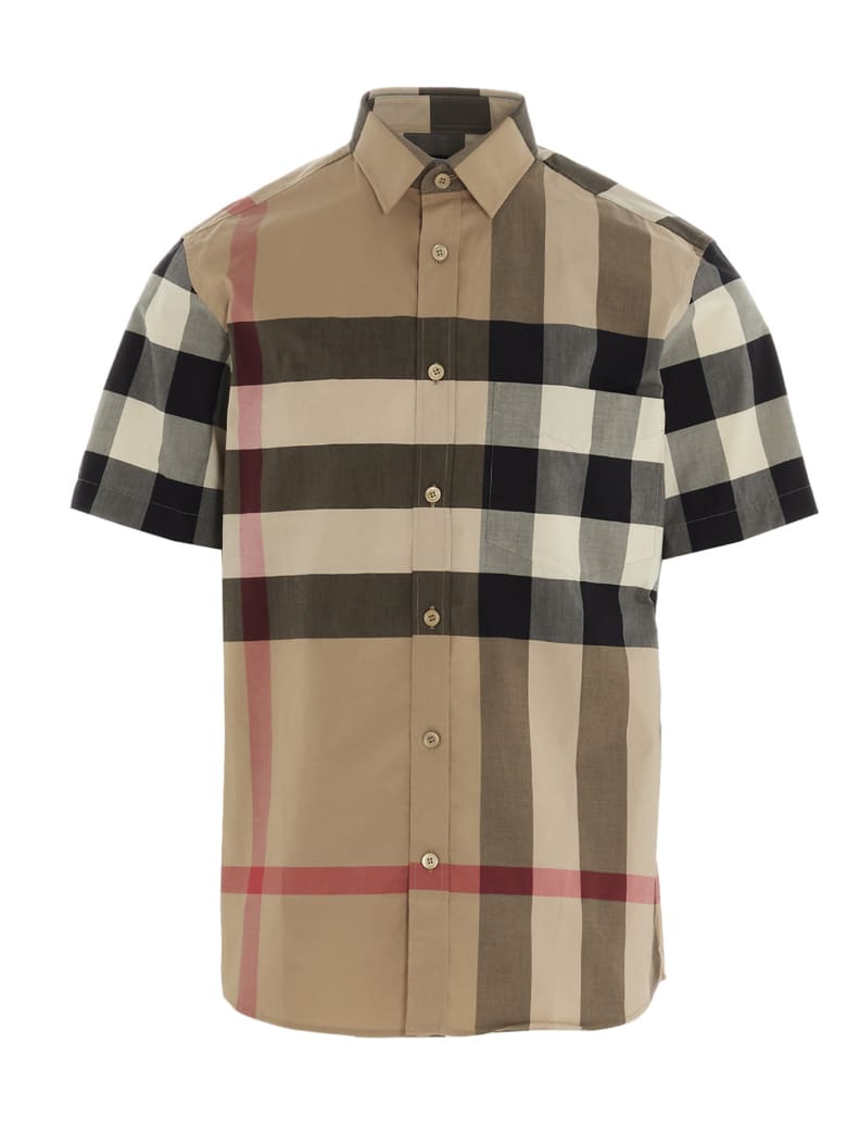 Burberry 'somerton' Shirt - Beige