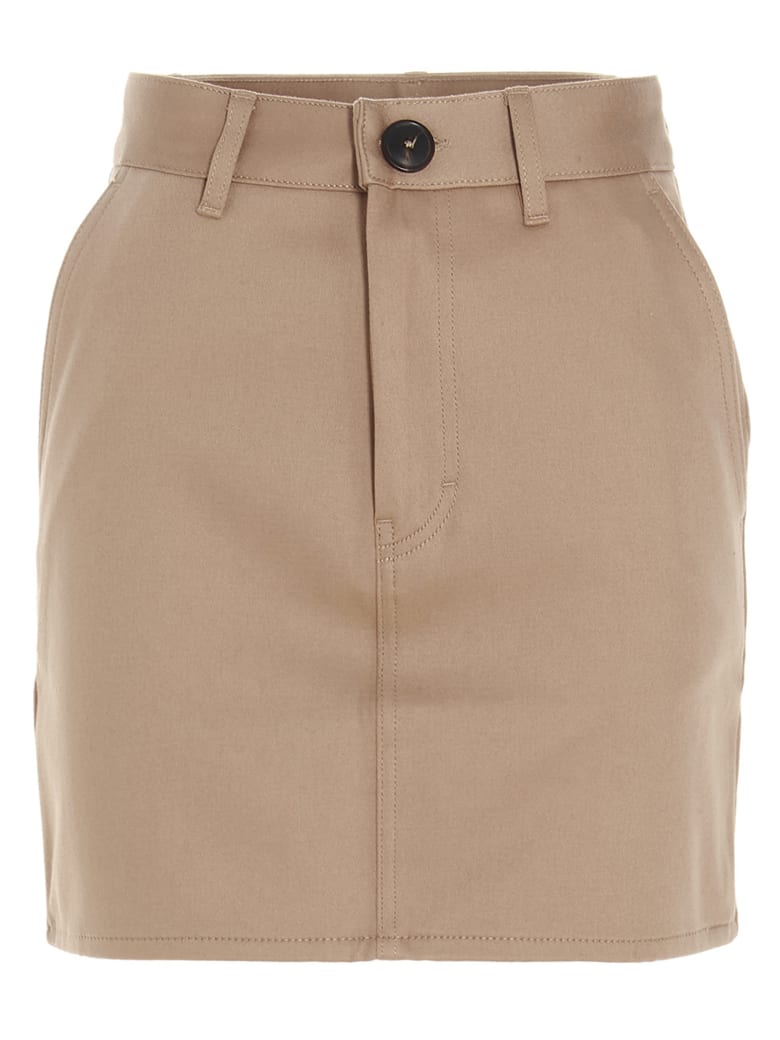 Ami Alexandre Mattiussi Skirt - Beige