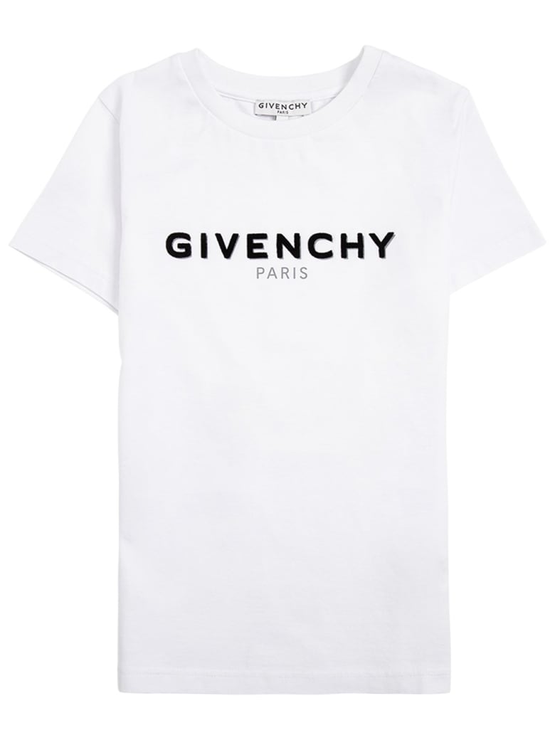 Givenchy Cotton T-shirt With Logo Print - White