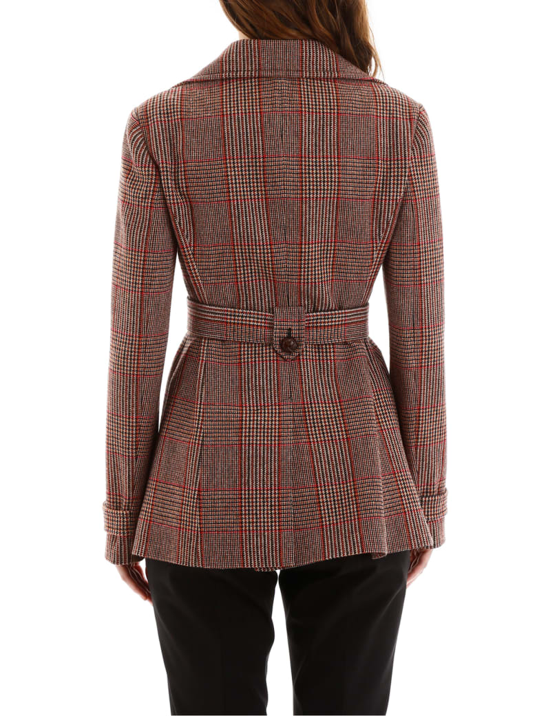 miu miu houndstooth jacket