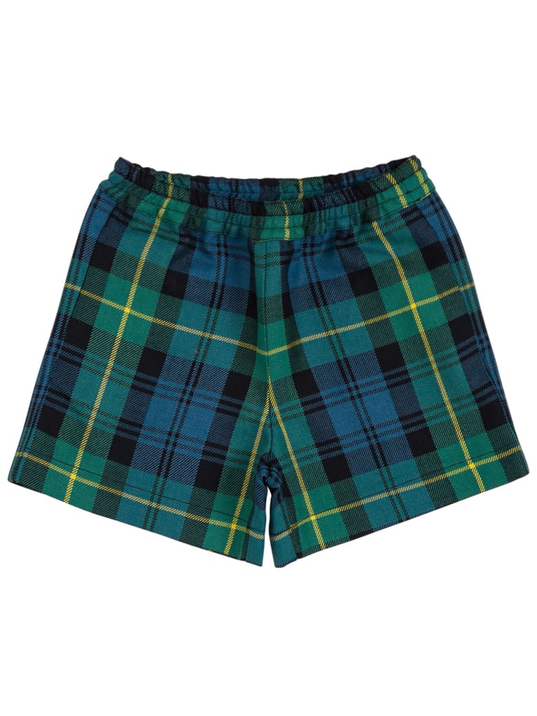 Philosophy di Lorenzo Serafini Kids Wool Check Shorts - Multicolor