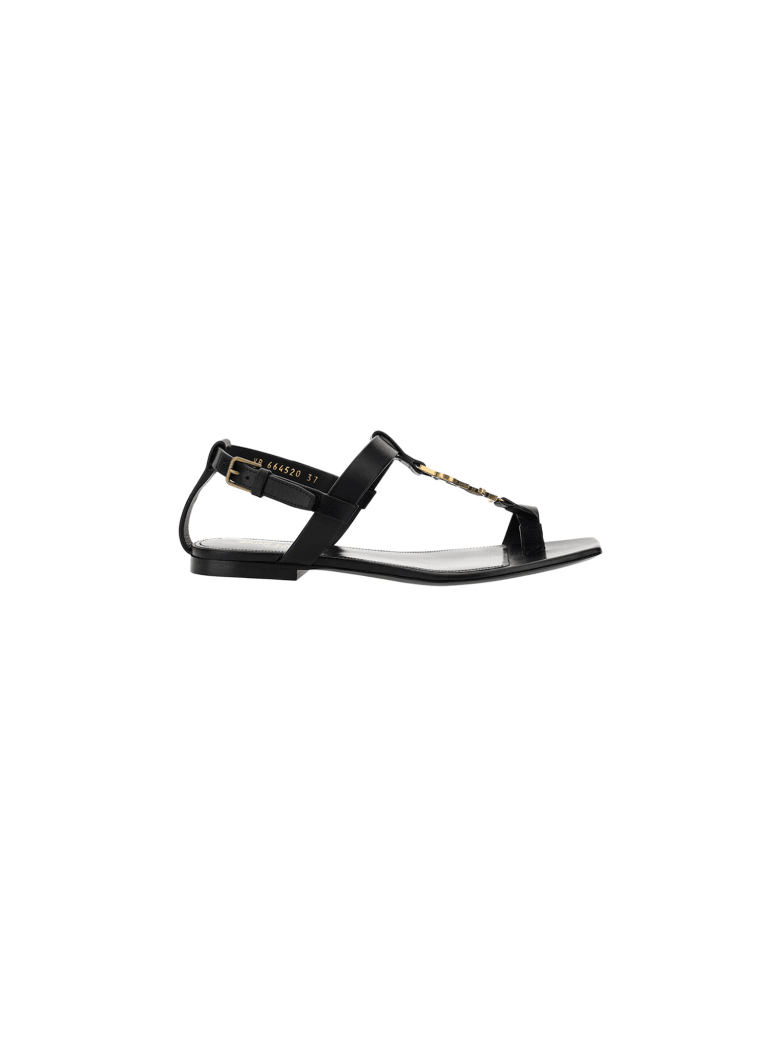 Saint Laurent Cassandra Sandals - Nero
