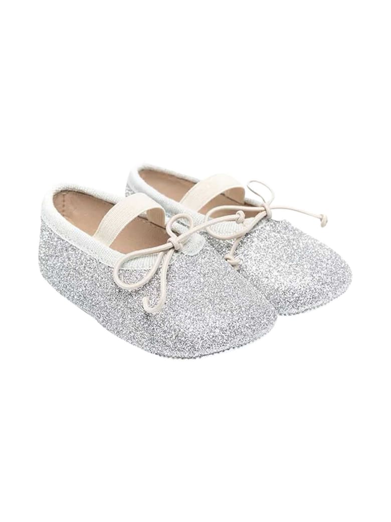 Gallucci Silver Ballet Flats