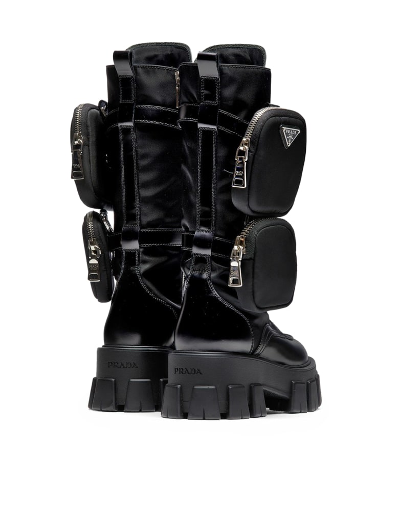 prada monolith boots look a like
