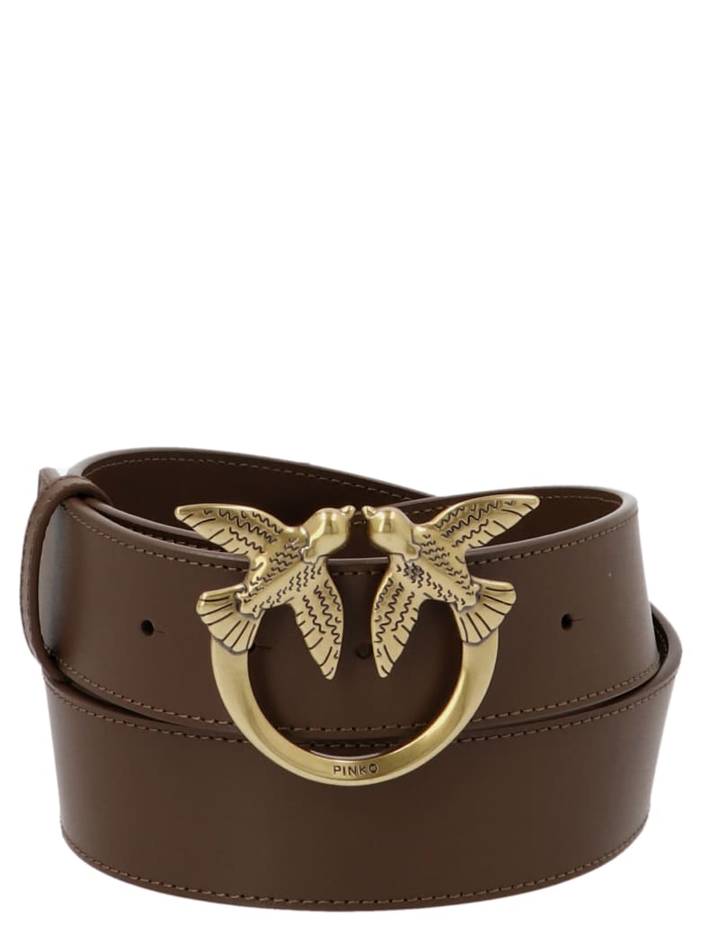 Pinko 'love Berry' Belt - Marrone