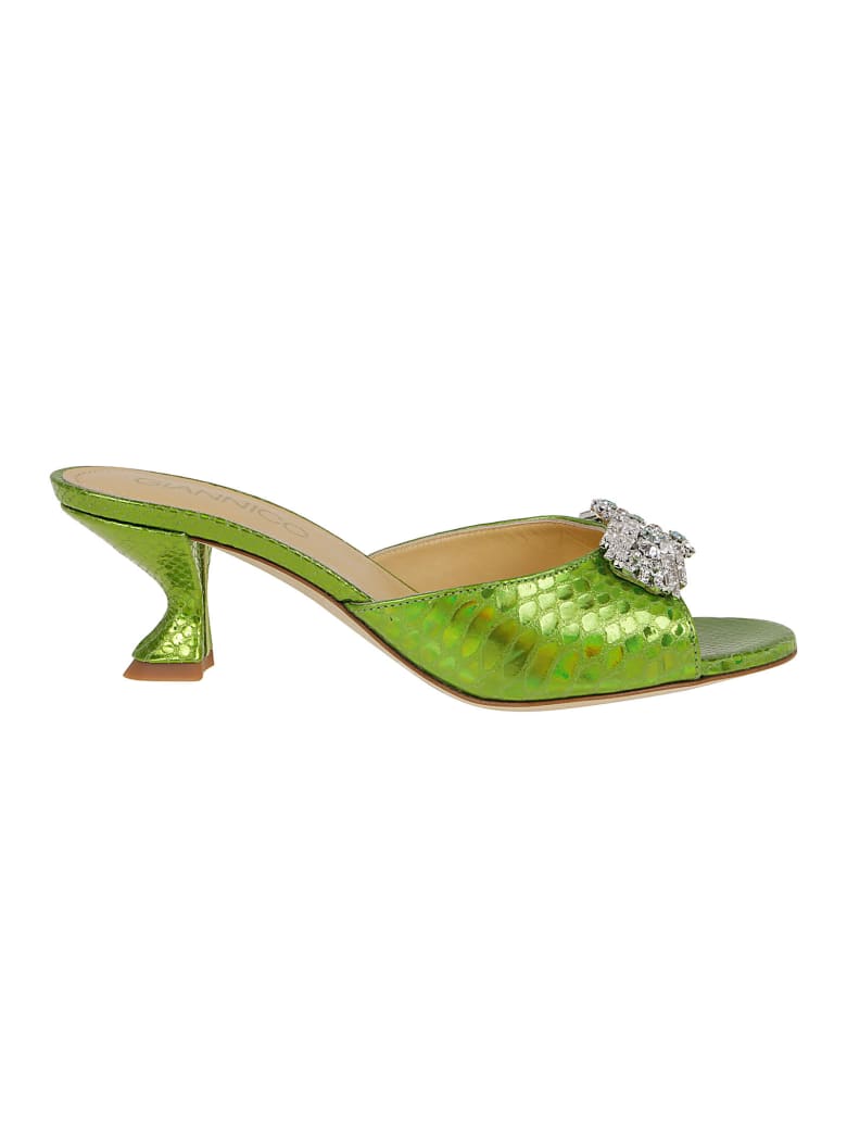 Giannico Penelope Sandal - Green