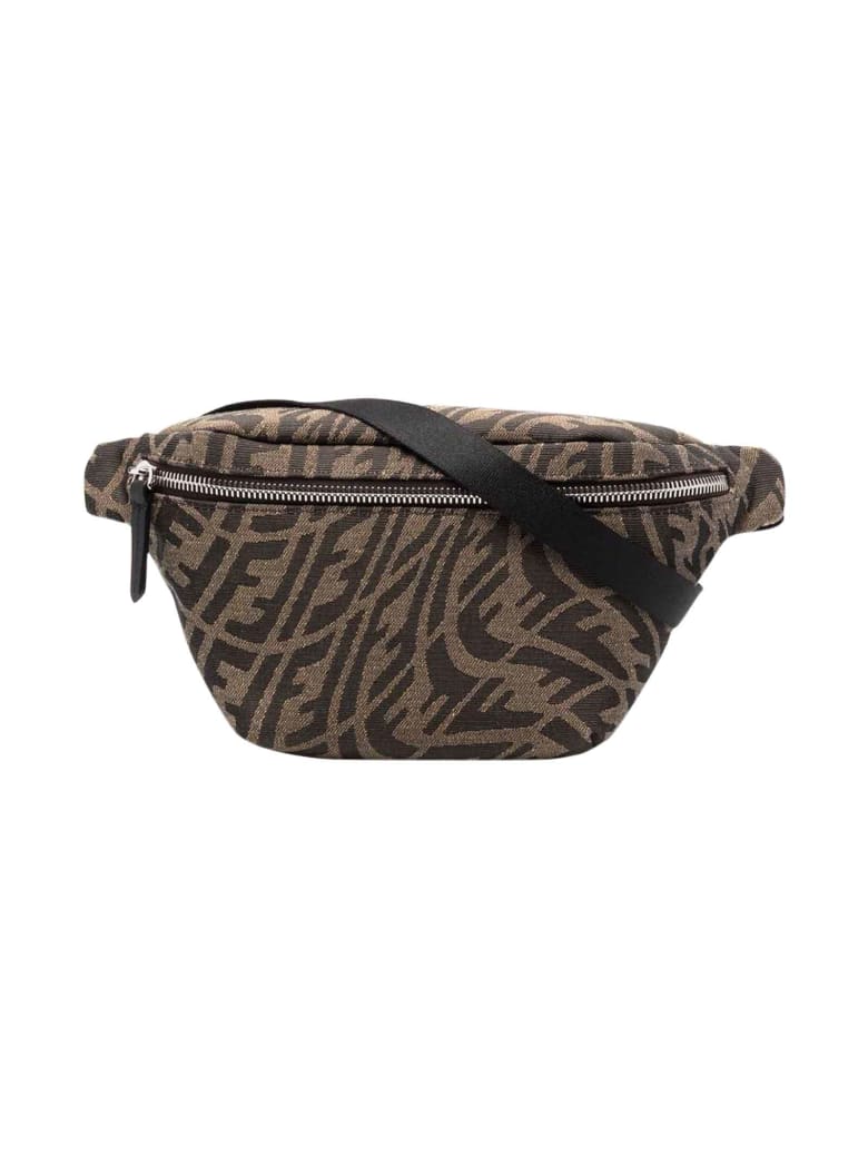Fendi Unisex Brown Belt Bag - Nero