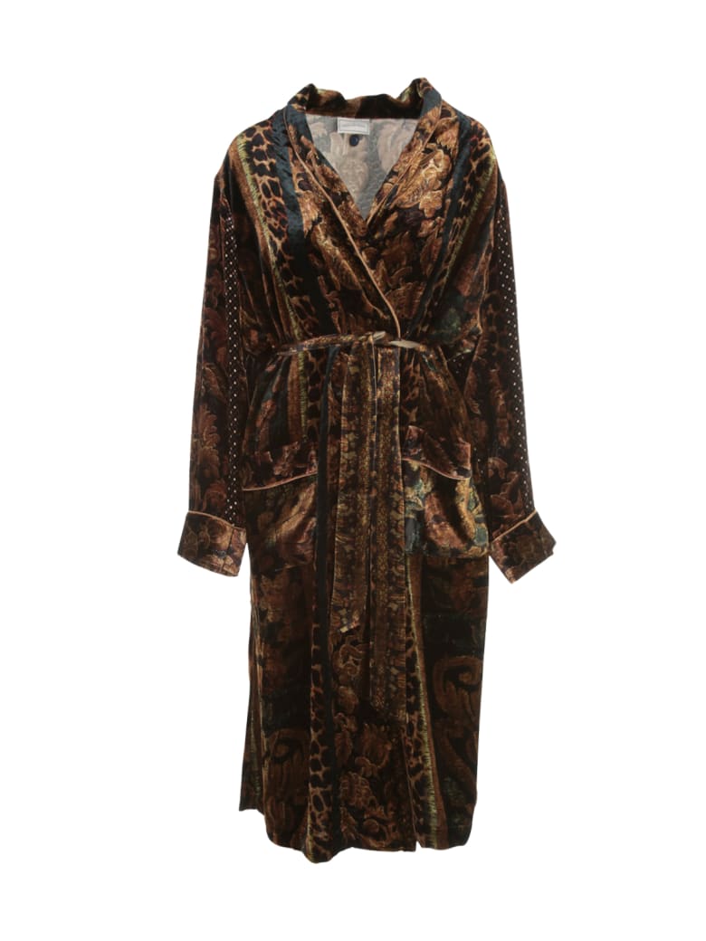 Pierre-Louis Mascia Kanpur Printed Velvet Kimono - Multi
