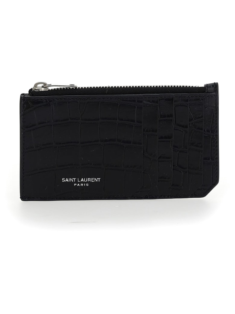 Saint Laurent Card Holder - Nero