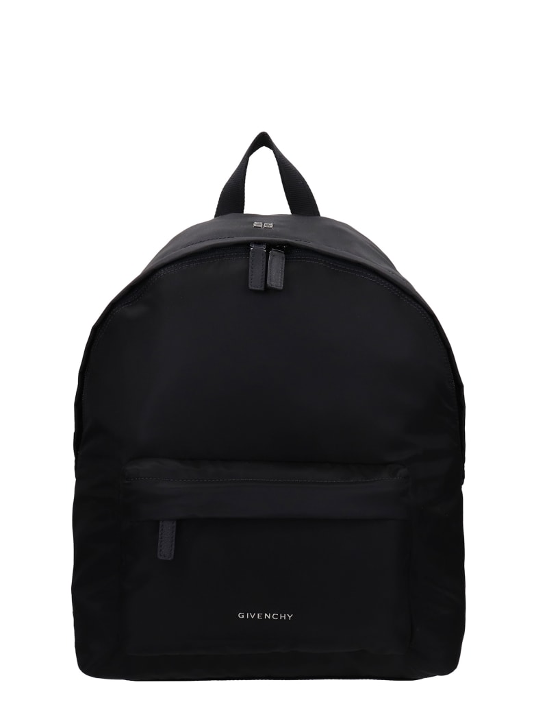 Givenchy Essential Backpack In Black Polyamide - black