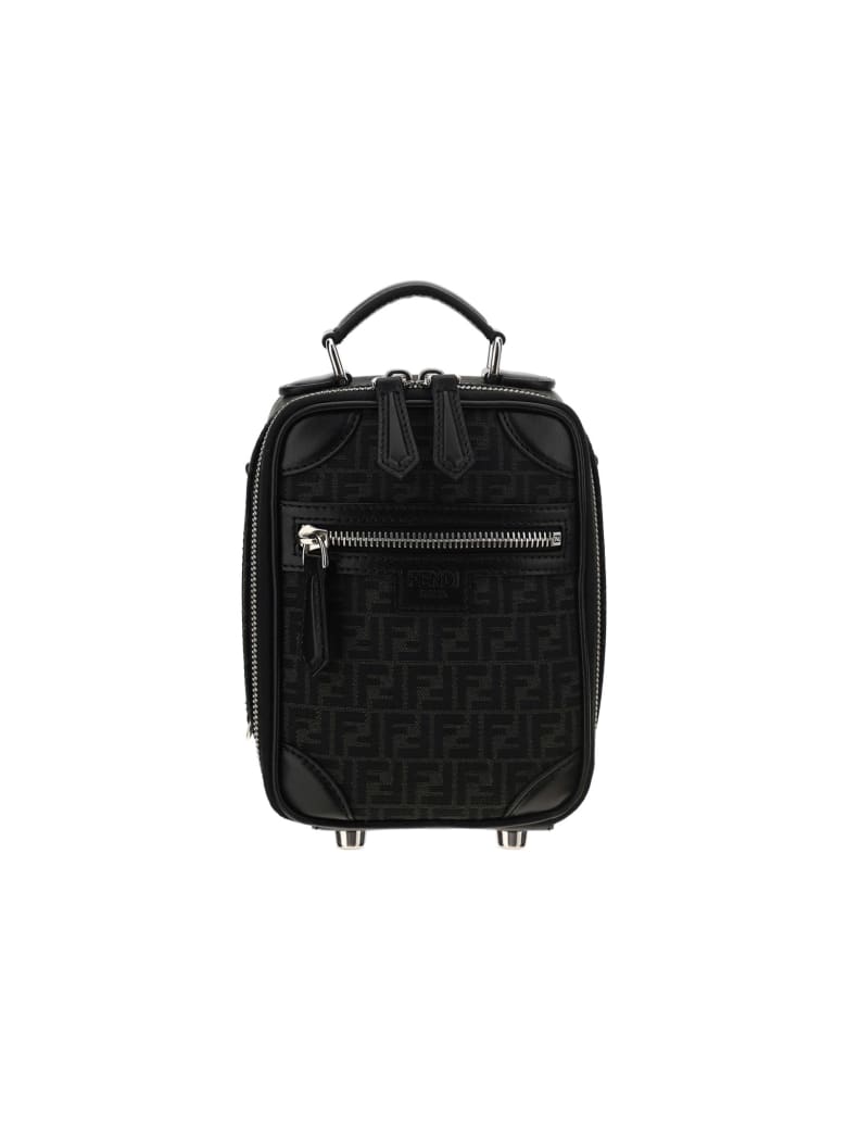 Fendi Travel Mini Bag - Asfalto+nero