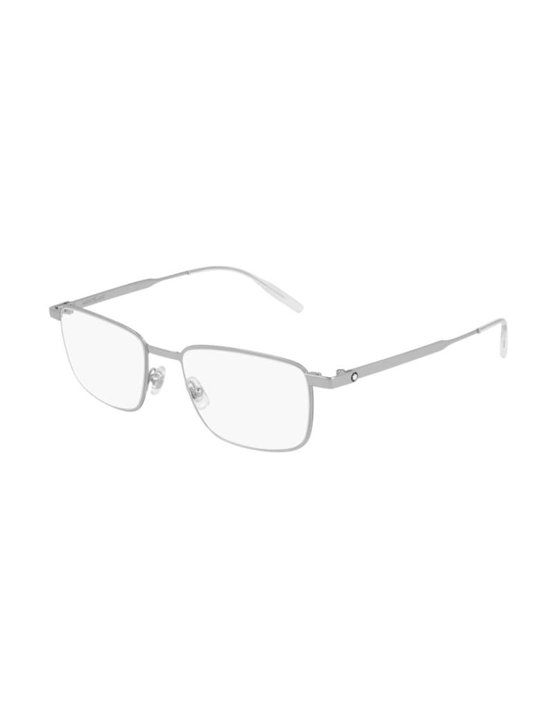 Montblanc MB0146O Eyewear - Silver Silver Transpa
