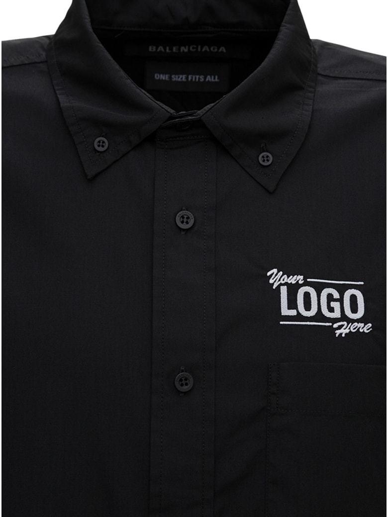 balenciaga black shirt price