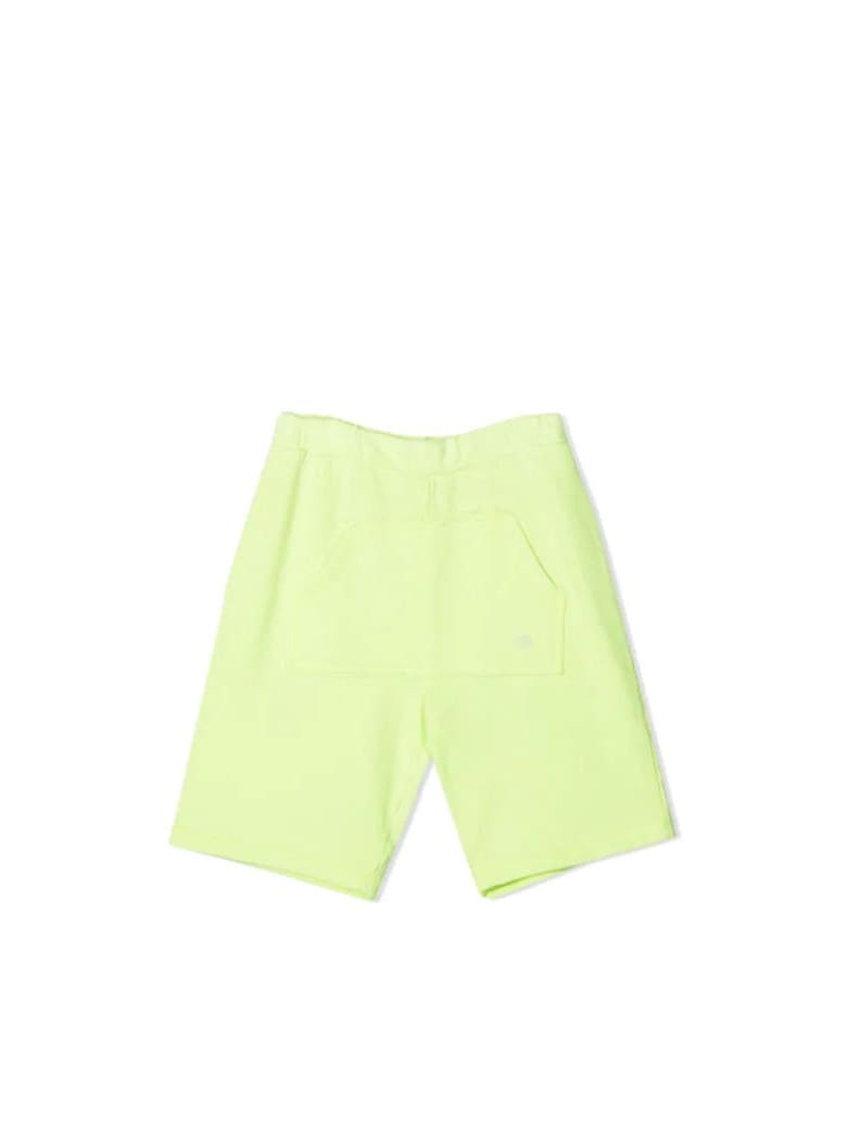Douuod Sports Bermuda With Pocket - Giallo fluo
