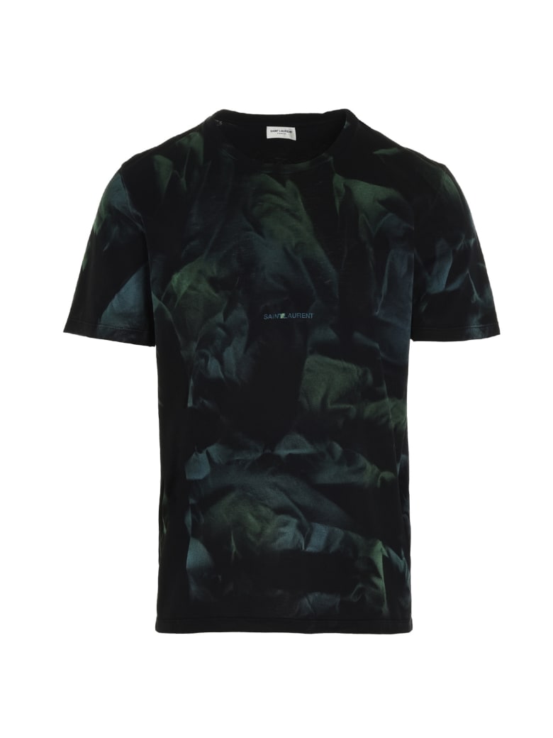 Saint Laurent 'jungle' T-shirt - Verde
