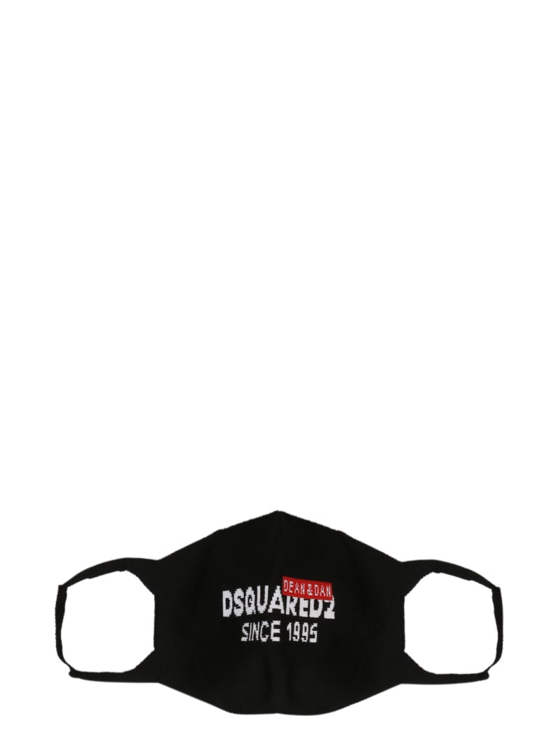 Dsquared2 Red Tag Facemask - Black