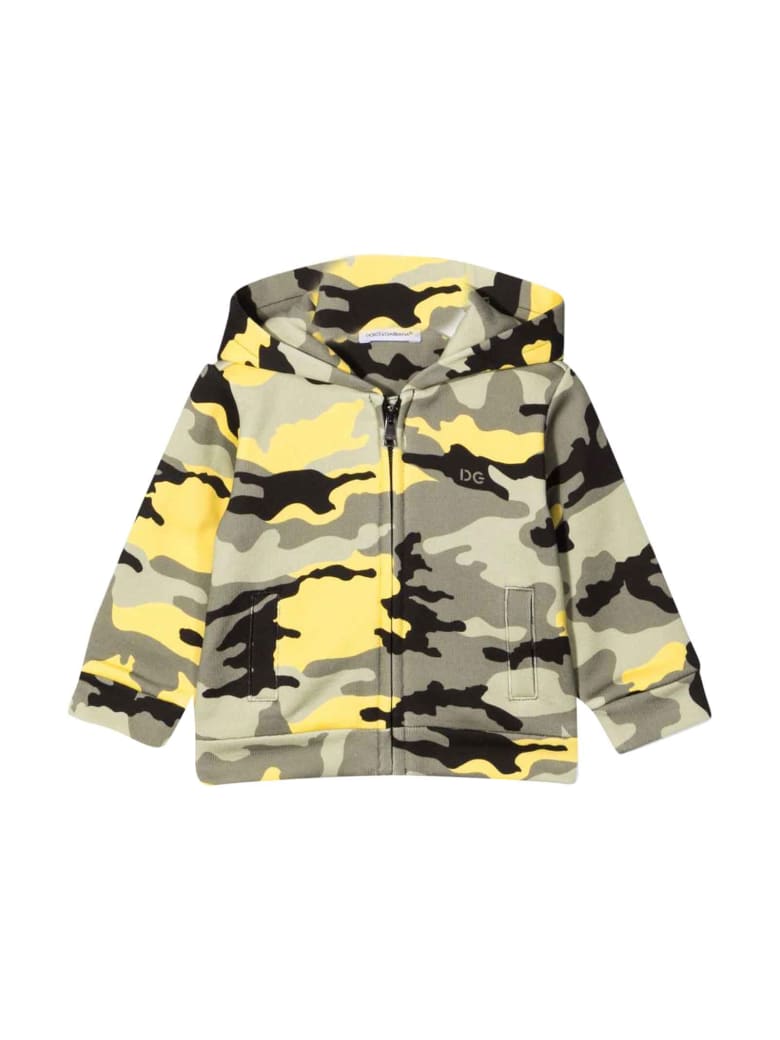 Dolce & Gabbana Camouflage Print Hoodie - Camouflage
