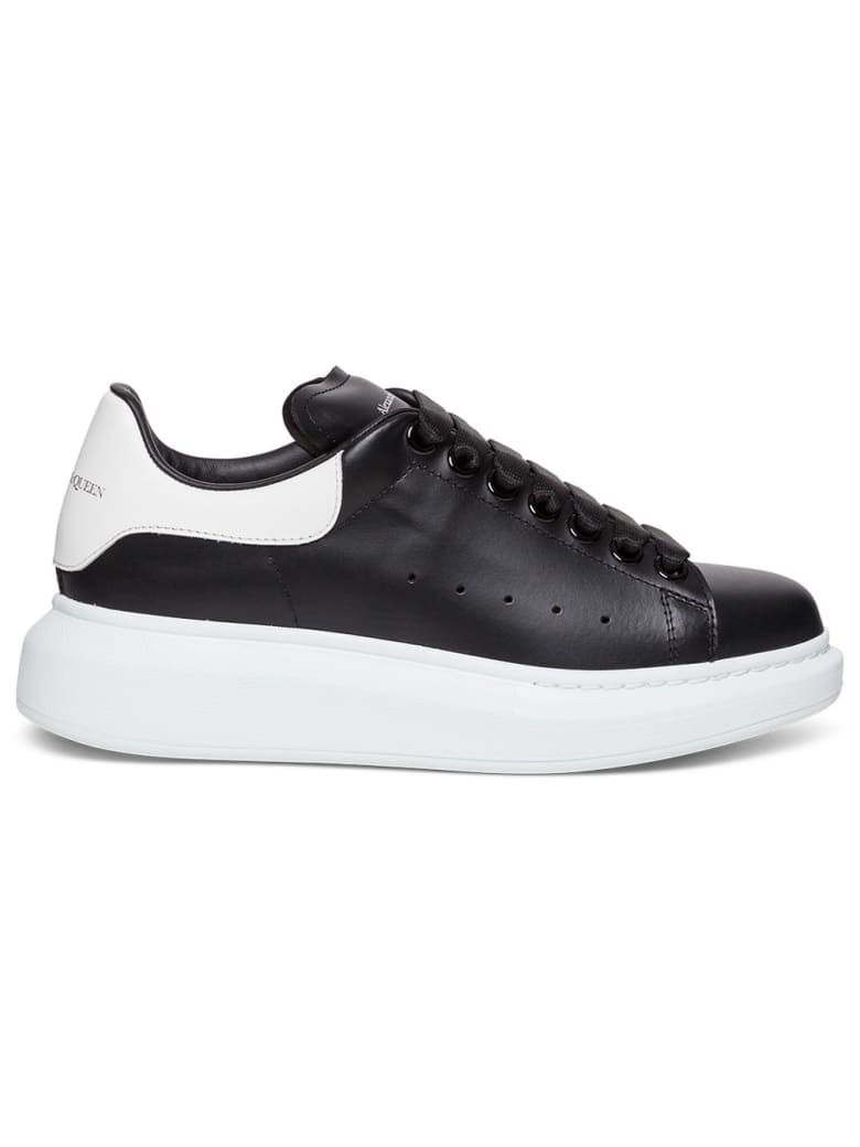 Alexander McQueen Larry Leather Sneakers - Black