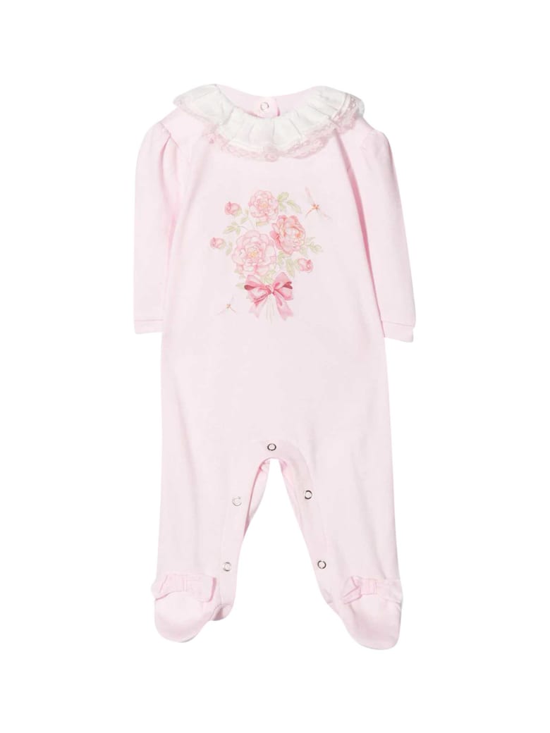 Monnalisa Pink Romper - Rosa