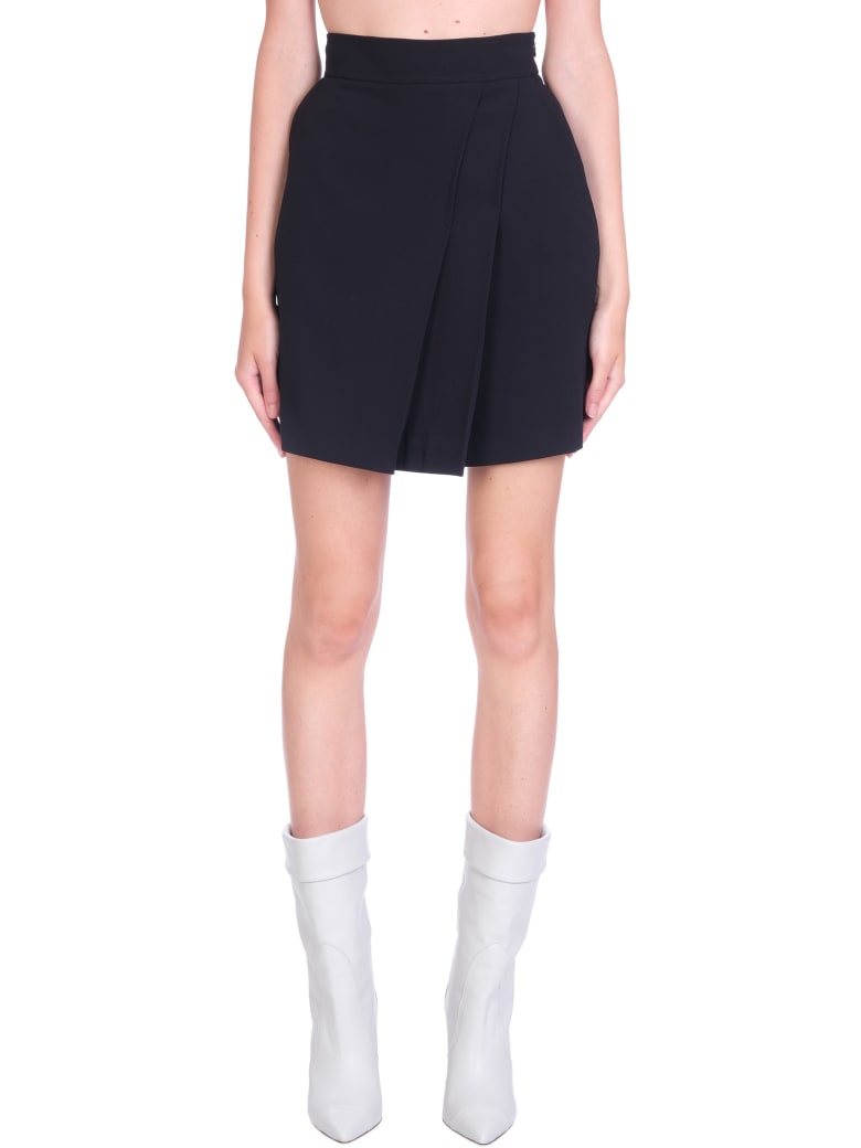 IRO Jozy Skirt In Black Viscose - black