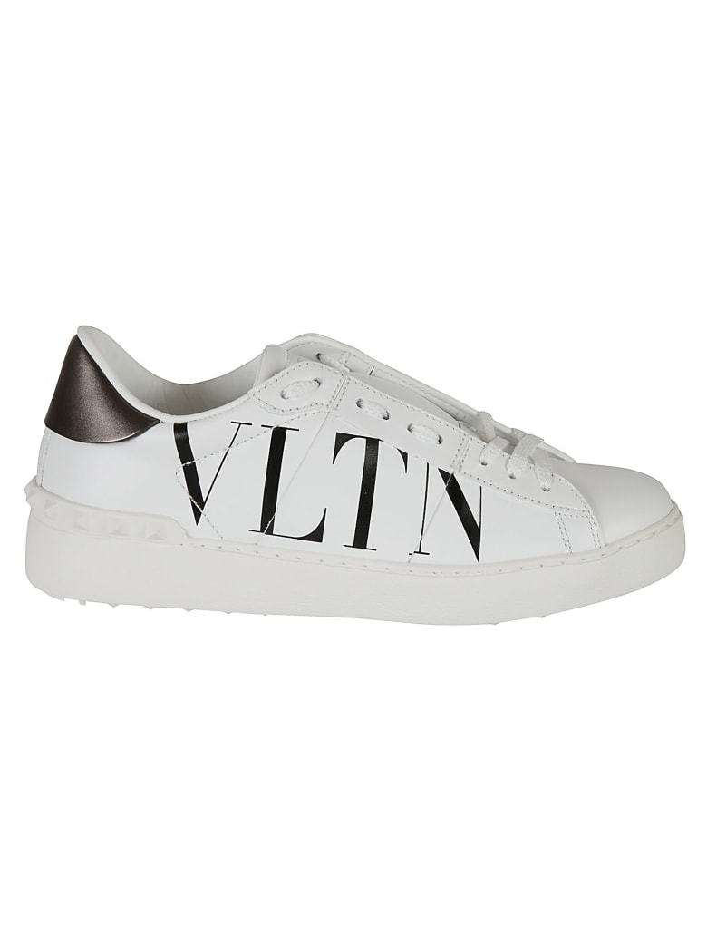 Valentino Garavani Sneakers Open Vltn - Bianco Nero Dark Rutenio Bianco