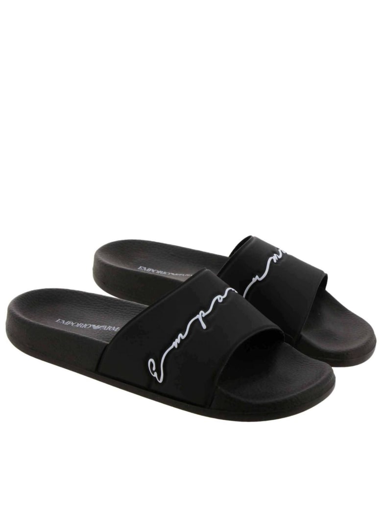 armani flat shoes