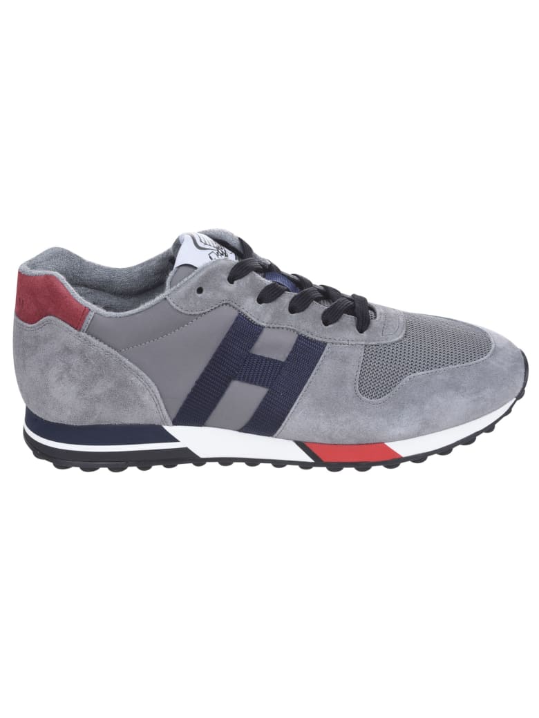 Hogan Mesh Panel Logo Sneakers - Grey