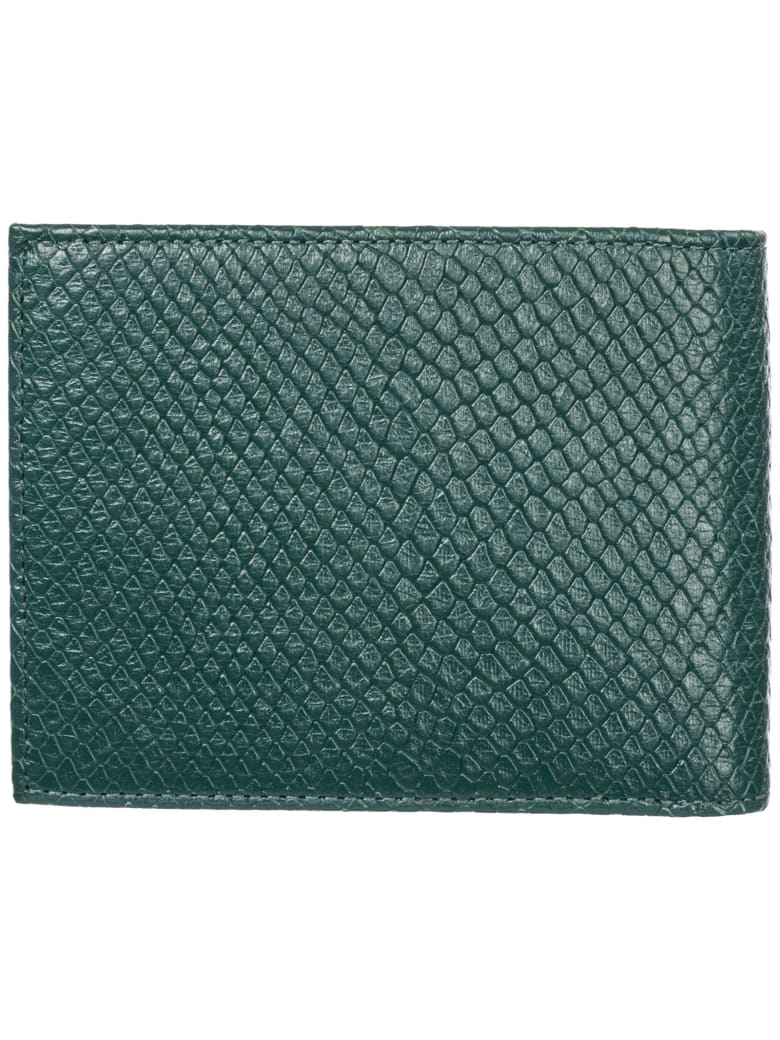 Emporio Armani Genuine Leather Wallet Credit Card Bifold | italist