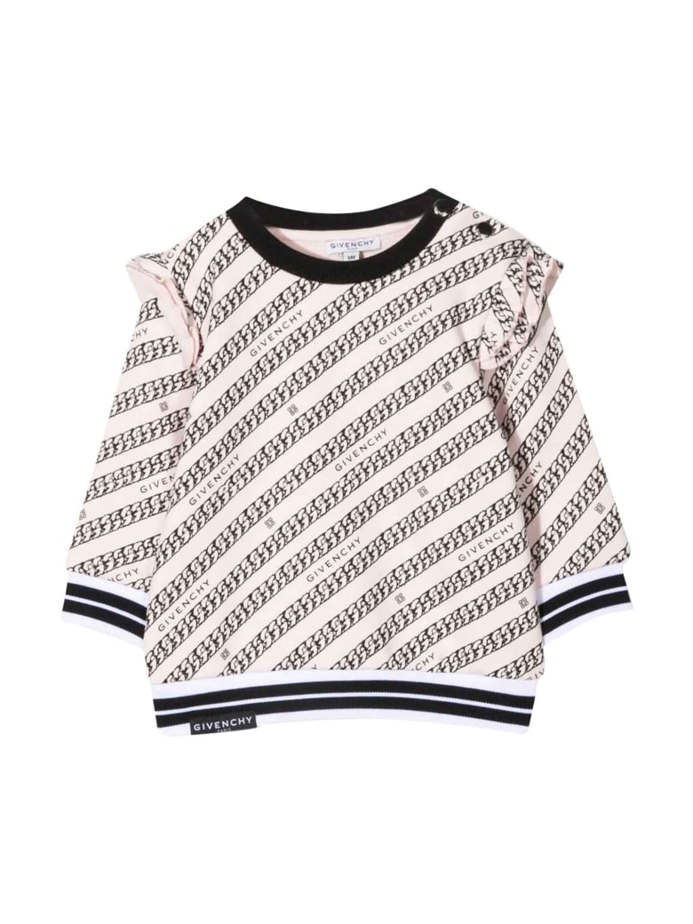 Givenchy Newborn Pink Sweatshirt - Rosa/nero