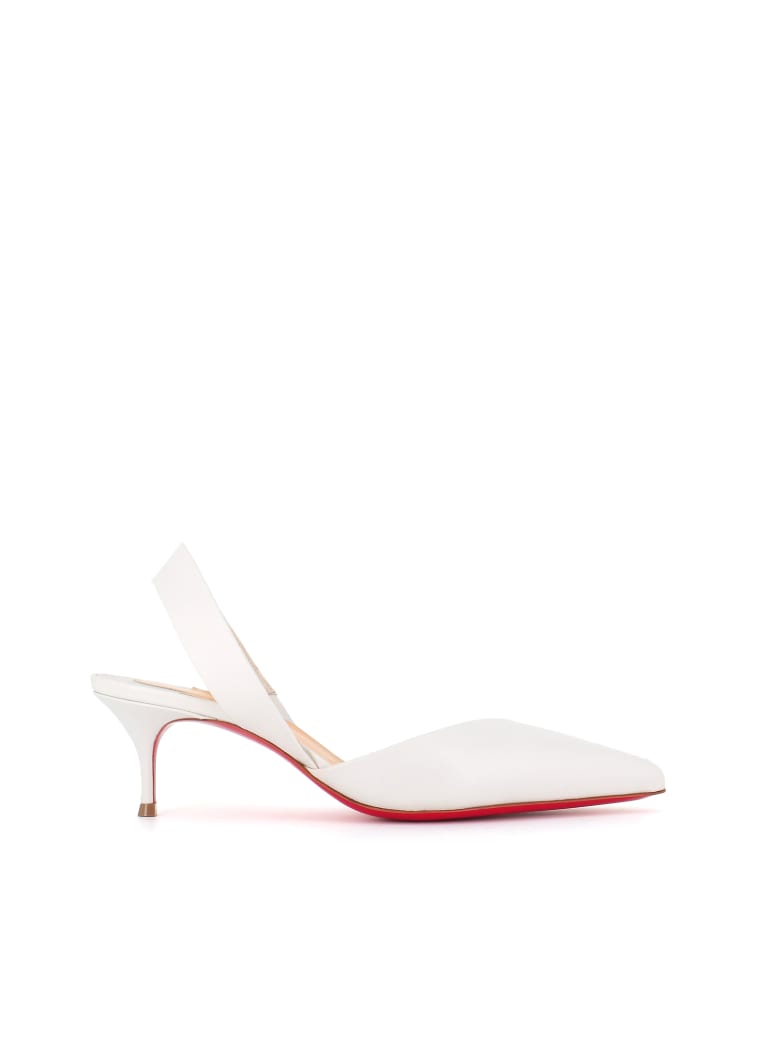 Christian Louboutin Décolleté Viola Sling 55 - White