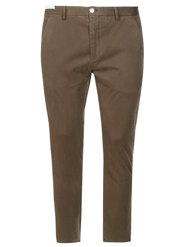 PT05 Buttoned Trousers - Testa di moro